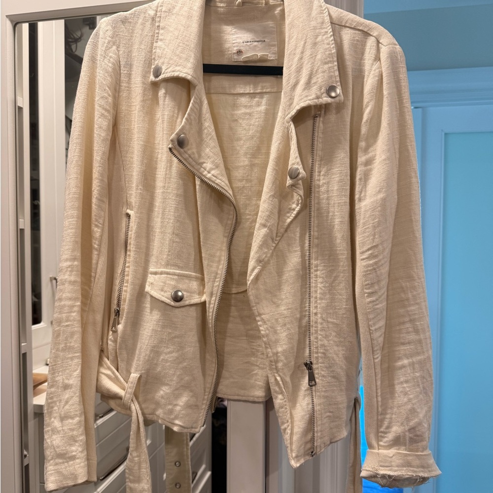 Anthropologie Cream Jacket
